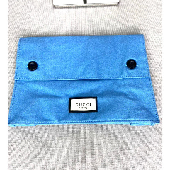 Gucci beauty light‎ blue travel pouch - Picture 1 of 9